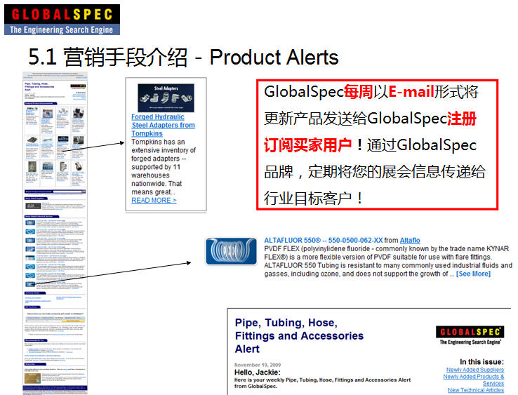 工业产品如何利用GlobalSpec进行美国（北美）展会的展前营销